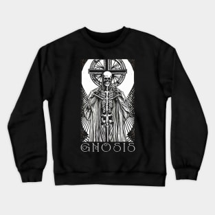Gnosis - Gnostic Skeletal Christ Meditation Crewneck Sweatshirt